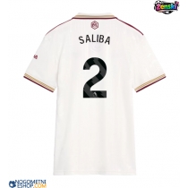 Ženski Nogometni dresi Arsenal William Saliba #2 Tretji 2025-26 Kratek Rokav